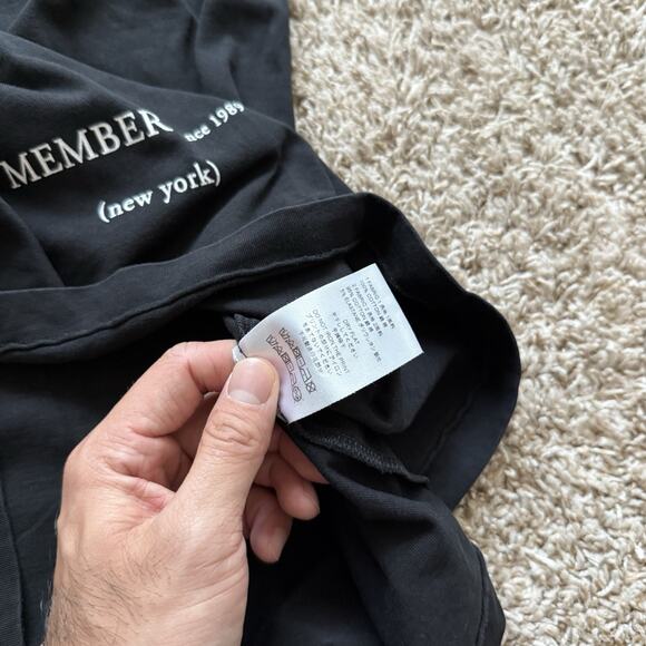 Ih Nom Uh Nit Paris Fashion Gang Black T-Shirt NUW18 Men’s Size M Made In Italy - Picture 3 of 7